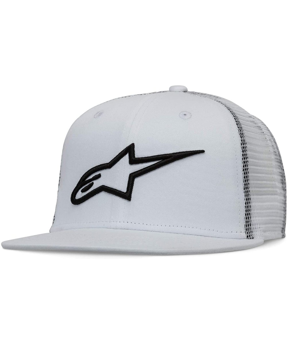 Baseball Caps Men's Corp Trucker Hat - White - C911QKYXSUB $27.24