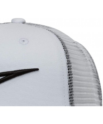 Baseball Caps Men's Corp Trucker Hat - White - C911QKYXSUB $27.24