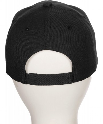 Baseball Caps Classic Baseball Hat Custom A to Z Initial Team Letter- Black Cap White Red - Letter U - CJ18IDY5ZXZ $16.18