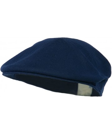 Newsboy Caps Men's Knitted Ivy Newsboy Cap Hat (Navy) - CJ111CSPDNF $18.13