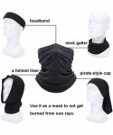 Balaclavas Neck Gaiter Face Bandanas Mask for Women Balaclava for Men Face Scarf Cover for Dust- Sports- Outdoor 4pcs - CZ198...