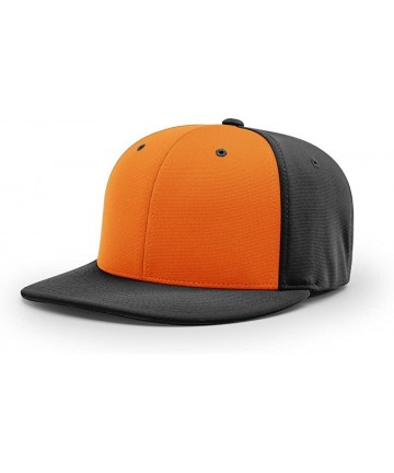 Baseball Caps PTS 20 PTS20 Pulse R-Flex FIT Baseball HAT Ball Cap - Orange/Black - CB186XQ7AWS $15.12