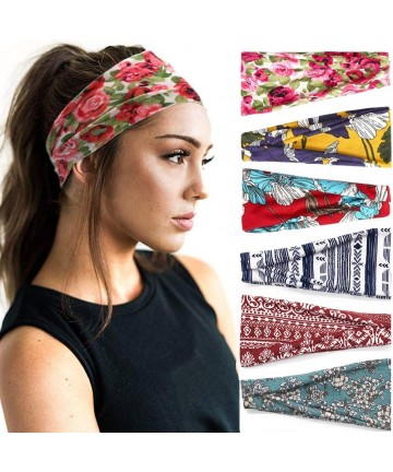 Headbands Headbands Women Boho Printed - Multicolor Set 3 - C2199GOWK36 $20.04