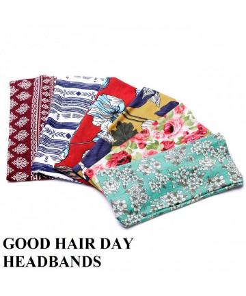 Headbands Headbands Women Boho Printed - Multicolor Set 3 - C2199GOWK36 $20.04