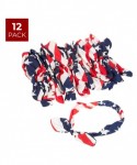 Headbands Bandanas for Women- American Flag Bowknot Headband (One Size- 12-Pack) - C3182YWNAQ7 $17.00