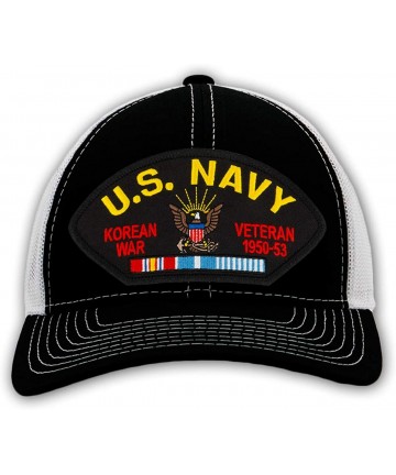 Baseball Caps US Navy - Korean War Veteran Hat/Ballcap Adjustable One Size Fits Most - C318HCIGNGW $38.73