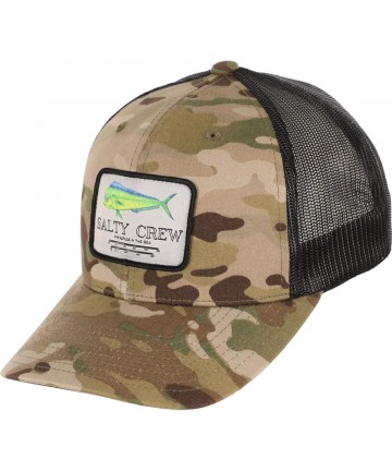 Baseball Caps Mahi Mount Retro Trucker - Multicam/Green - CC18IU2E0XQ $37.66