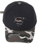 Baseball Caps Superman Shield Baseball Cap Camouflage Pattern Cotton Hat AC11016 - Green - CE18E5CW7MS $34.13