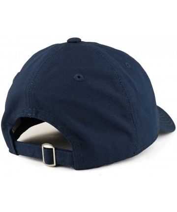 Baseball Caps Soft Crown Low Profile Tear Resistant Ripstop Cotton Baseball Cap - Navy - C61864Y8RXZ $21.26