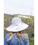Sun Hats Women's Wide Brim Packable Sun Travel Hat for Large Heads - Ginger - White - CA1122NOE0H $58.72