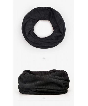 Skullies & Beanies Cotton Fashion Beanies Chemo Caps Cancer Headwear Skull Cap Knitted hat Scarf for Women - E-black - CJ18S7...