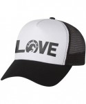 Baseball Caps Love Horses - Animal Lover Rearing Horse - Horseshoe Trucker Hat Mesh Cap - Brown/Tan - CK185A5TU0X $20.06